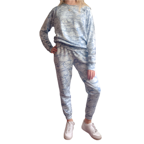 Set Jogger & Sweatshirt Franela Perchada
