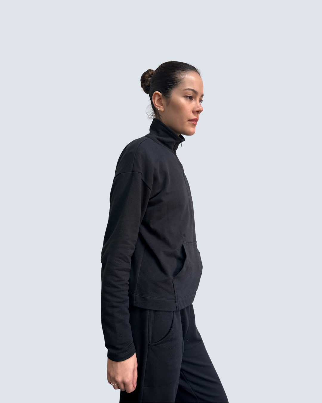 Travel Half Zip Sweatshirt French Terry
