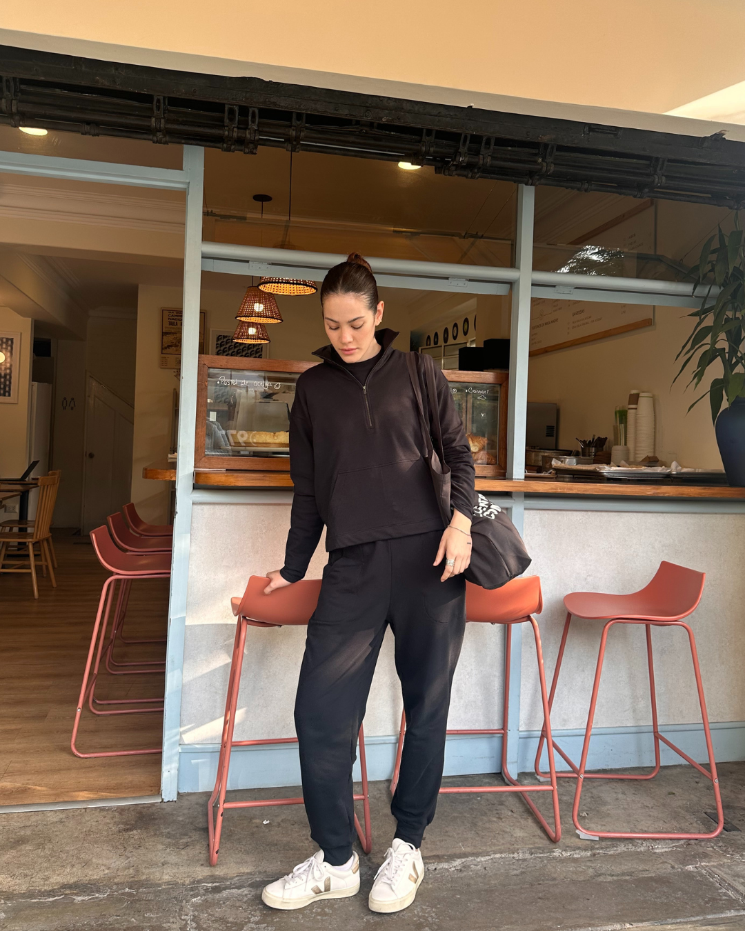 Travel Half Zip Sweatshirt French Terry