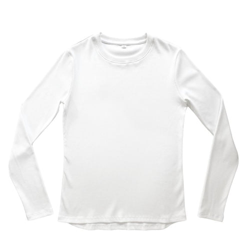Ribbed Tee Manga Larga