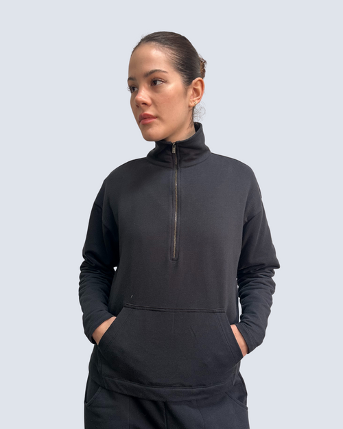Travel Half Zip Sweatshirt French Terry