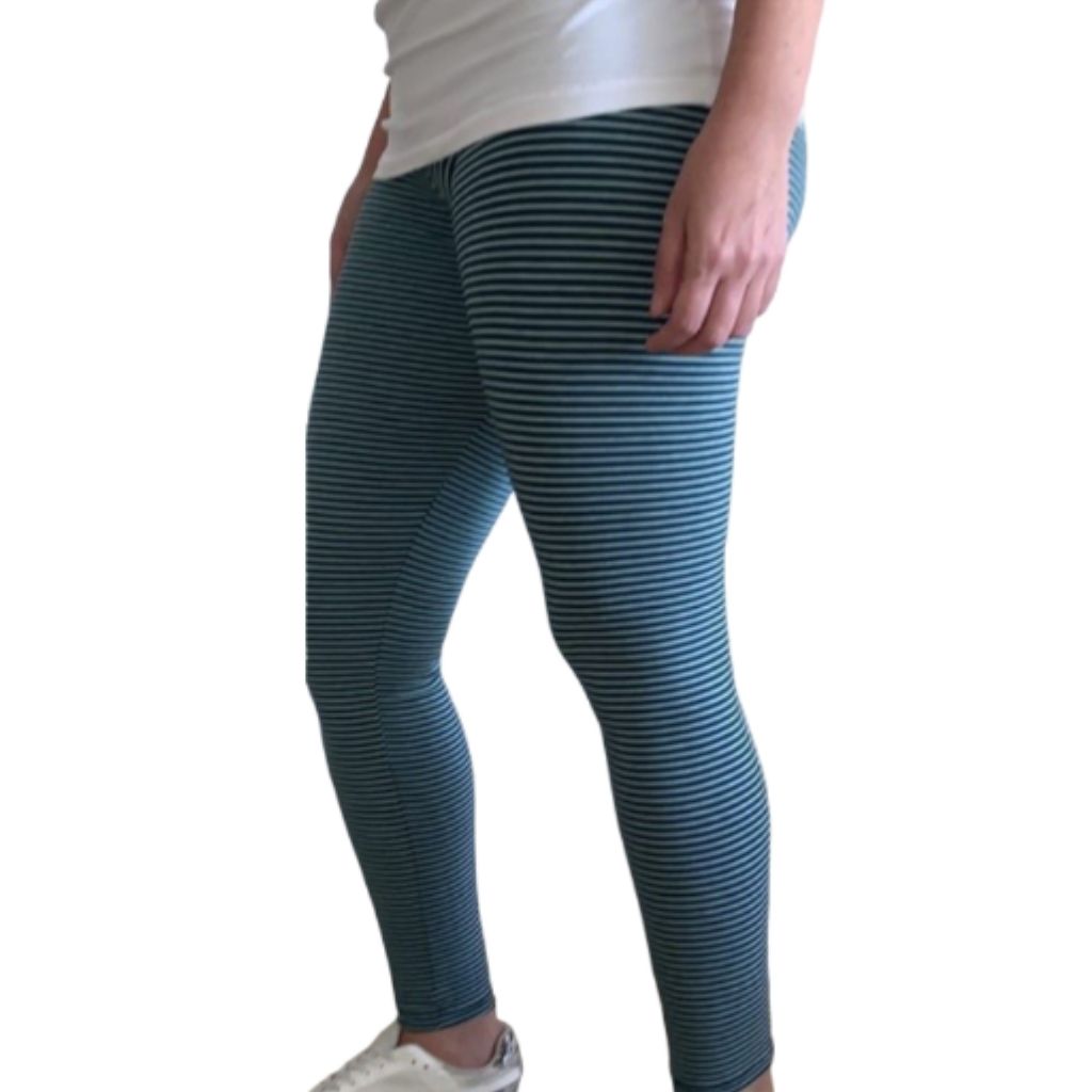 Legging Rayados - White Cotton